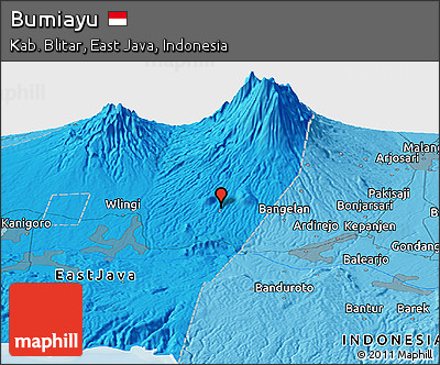 Political Panoramic Map of Bumiayu