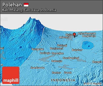 Political Panoramic Map of Polehan