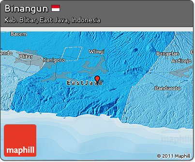 Political Panoramic Map of Binangun