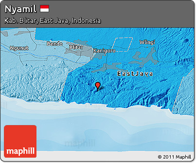 Political Panoramic Map of Nyamil