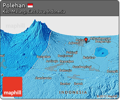 Political Panoramic Map of Polehan