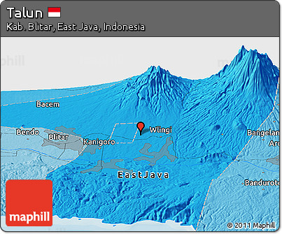 Political Panoramic Map of Talun