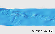 Shaded Relief Panoramic Map of the area around 8° 12' 42" S, 112° 58' 29" W