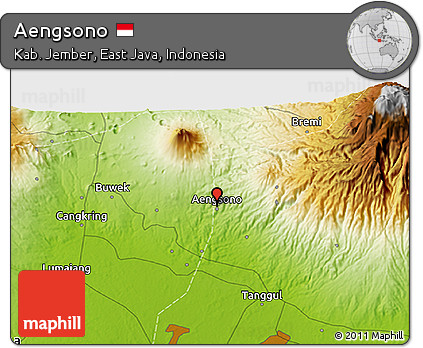 Physical 3D Map of Aengsono