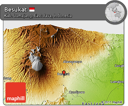 Physical 3D Map of Besukat