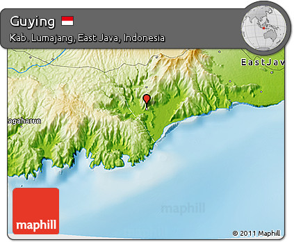 Physical 3D Map of Guying