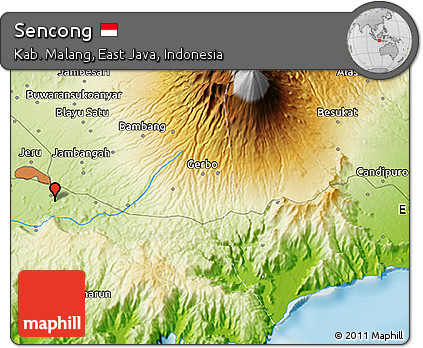 Physical 3D Map of Sencong