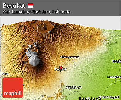 Physical 3D Map of Besukat