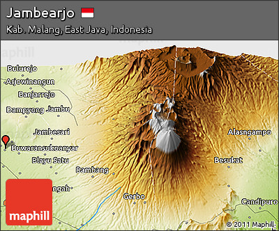 Physical 3D Map of Jambearjo