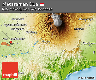 Physical 3D Map of Metaraman Dua