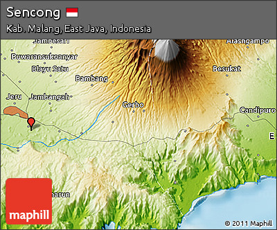 Physical 3D Map of Sencong