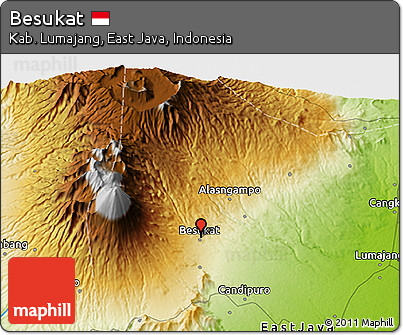 Physical 3D Map of Besukat