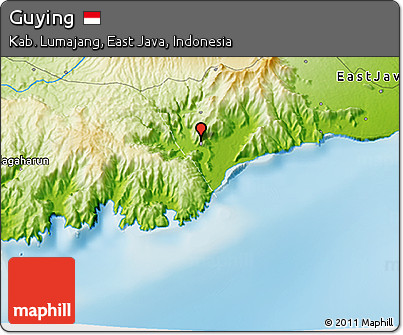Physical 3D Map of Guying