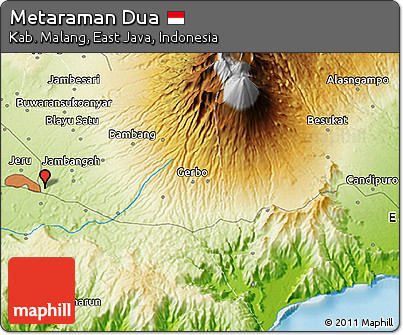 Physical 3D Map of Metaraman Dua