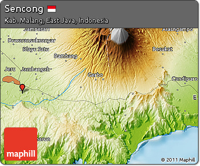 Physical 3D Map of Sencong