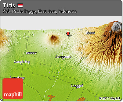 Physical 3D Map of Tiris