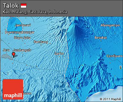 Political 3D Map of Talok