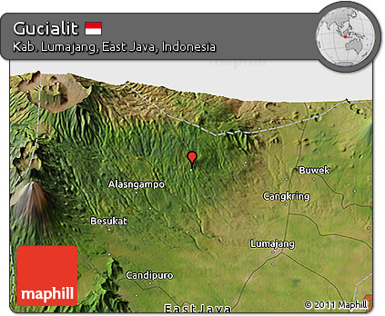 Satellite 3D Map of Gucialit
