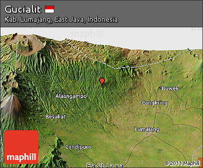 Satellite 3D Map of Gucialit