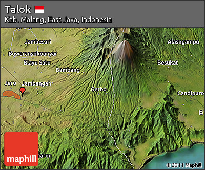 Satellite 3D Map of Talok