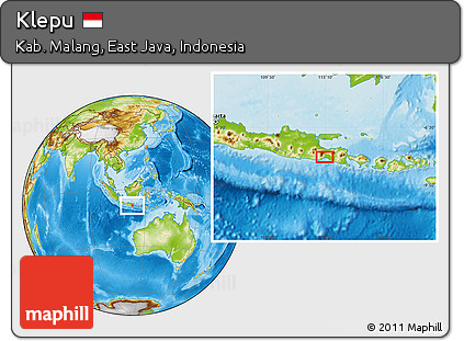 Physical Location Map of Klepu
