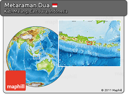 Physical Location Map of Metaraman Dua