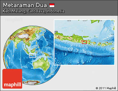 Physical Location Map of Metaraman Dua