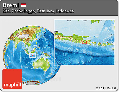 Physical Location Map of Bremi
