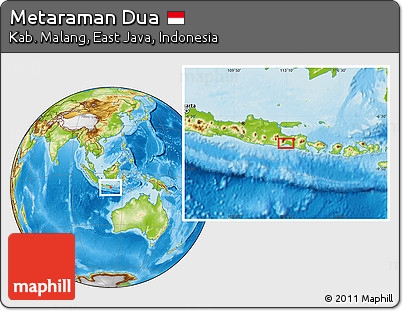 Physical Location Map of Metaraman Dua