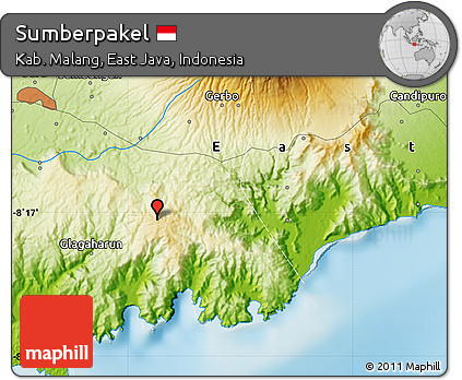 Physical Map of Sumberpakel