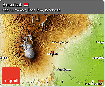 Physical Map of Besukat