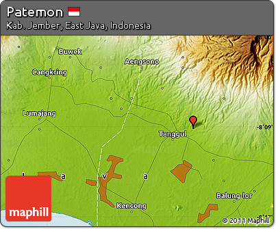 Physical Map of Patemon