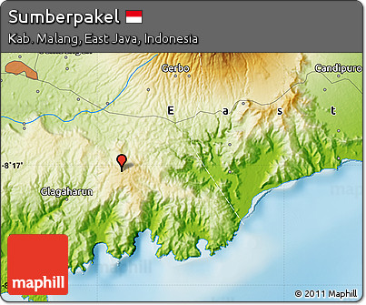 Physical Map of Sumberpakel