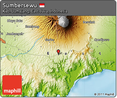 Physical Map of Sumbersewu