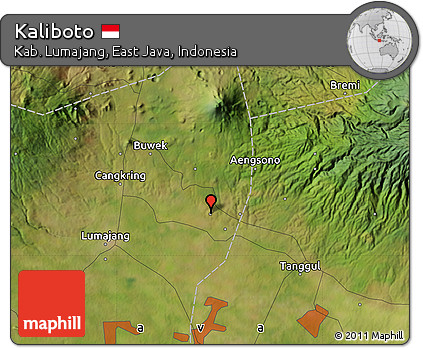 Satellite Map of Kaliboto