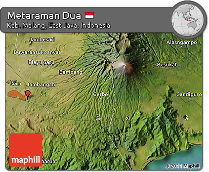 Satellite Map of Metaraman Dua
