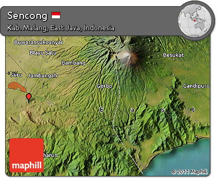 Satellite Map of Sencong