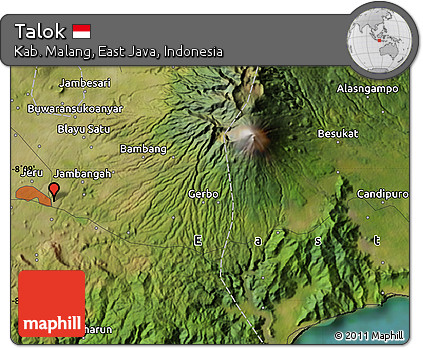Satellite Map of Talok