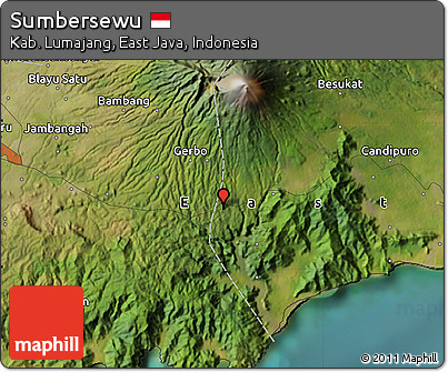 Satellite Map of Sumbersewu