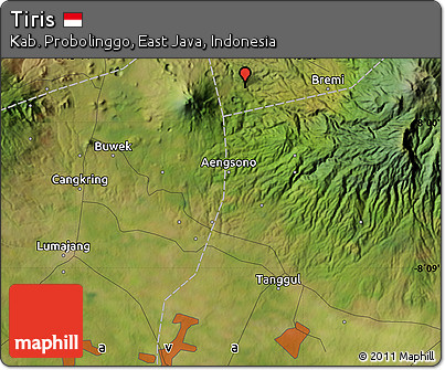 Satellite Map of Tiris