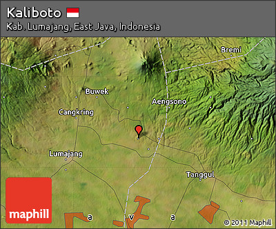 Satellite Map of Kaliboto