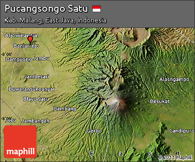 Satellite Map of Pucangsongo Satu