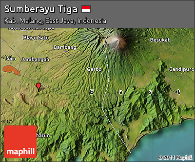 Satellite Map of Sumberayu Tiga