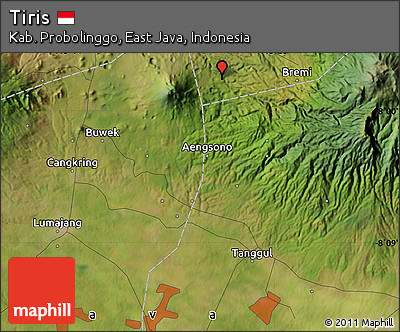 Satellite Map of Tiris