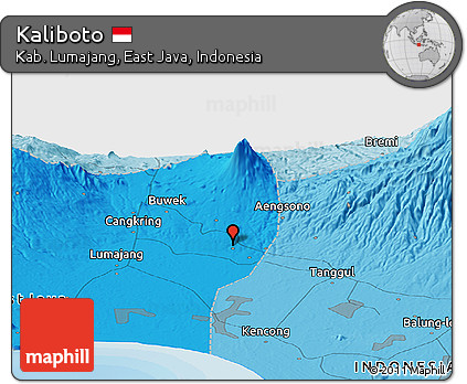 Political Panoramic Map of Kaliboto