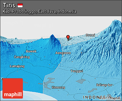 Political Panoramic Map of Tiris