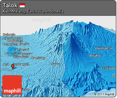 Political Panoramic Map of Talok