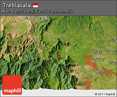 Satellite 3D Map of Treblasala