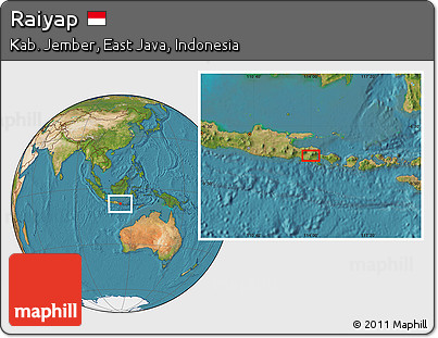 Satellite Location Map of Raiyap