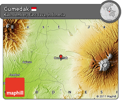 Physical Map of Cumedak